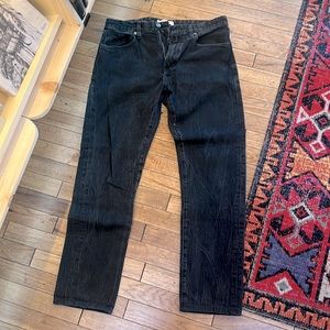 Levi’s made and crafted vintage wash black jeans 32-32